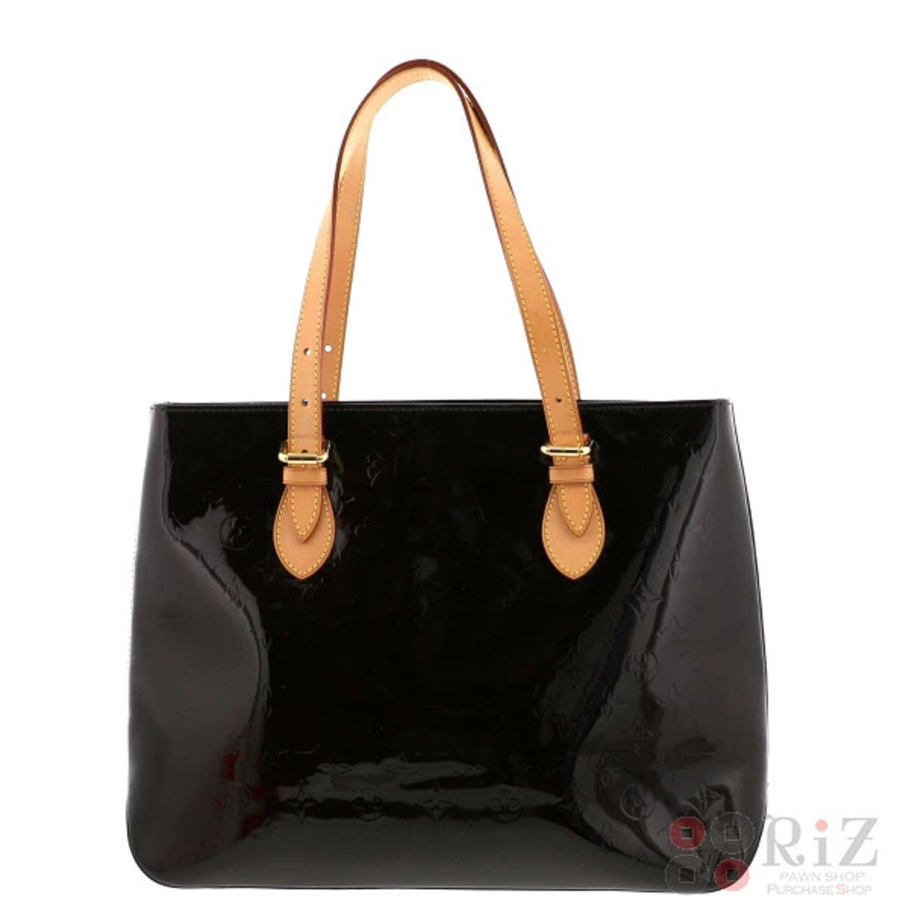 LOUIS VUITTON Blento Wood Tote Bag Vernis Amarant